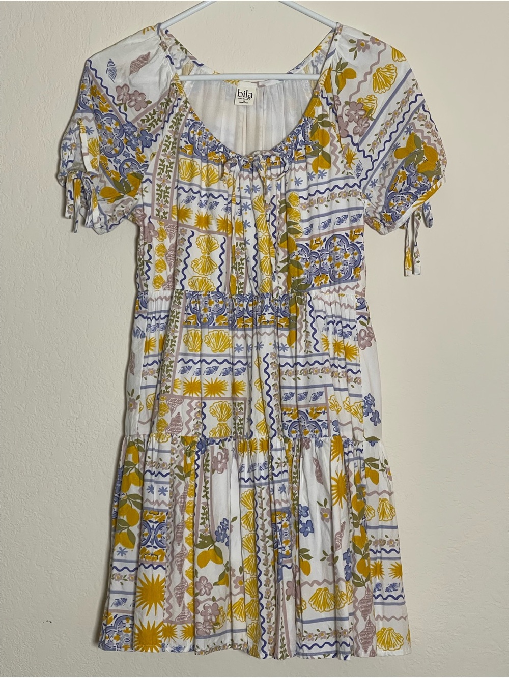 BILA77 Cecilia Dress KZ Lemon Size XS